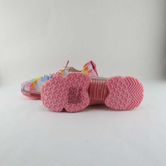 New Women's Sneakers La Sheelah Bubble Shoes Sz 10 Pink Tie Dye Air Cushion Brea - Picture 7 of 9